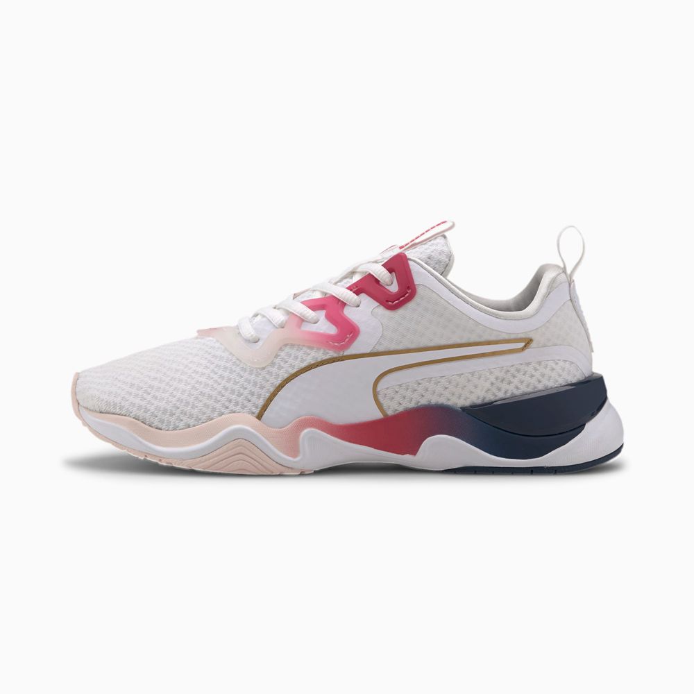 Puma Zone XT Sunset Női Edzőcipő - Fehér/Világos Rózsaszín ( Hungary - MORNI7012 )